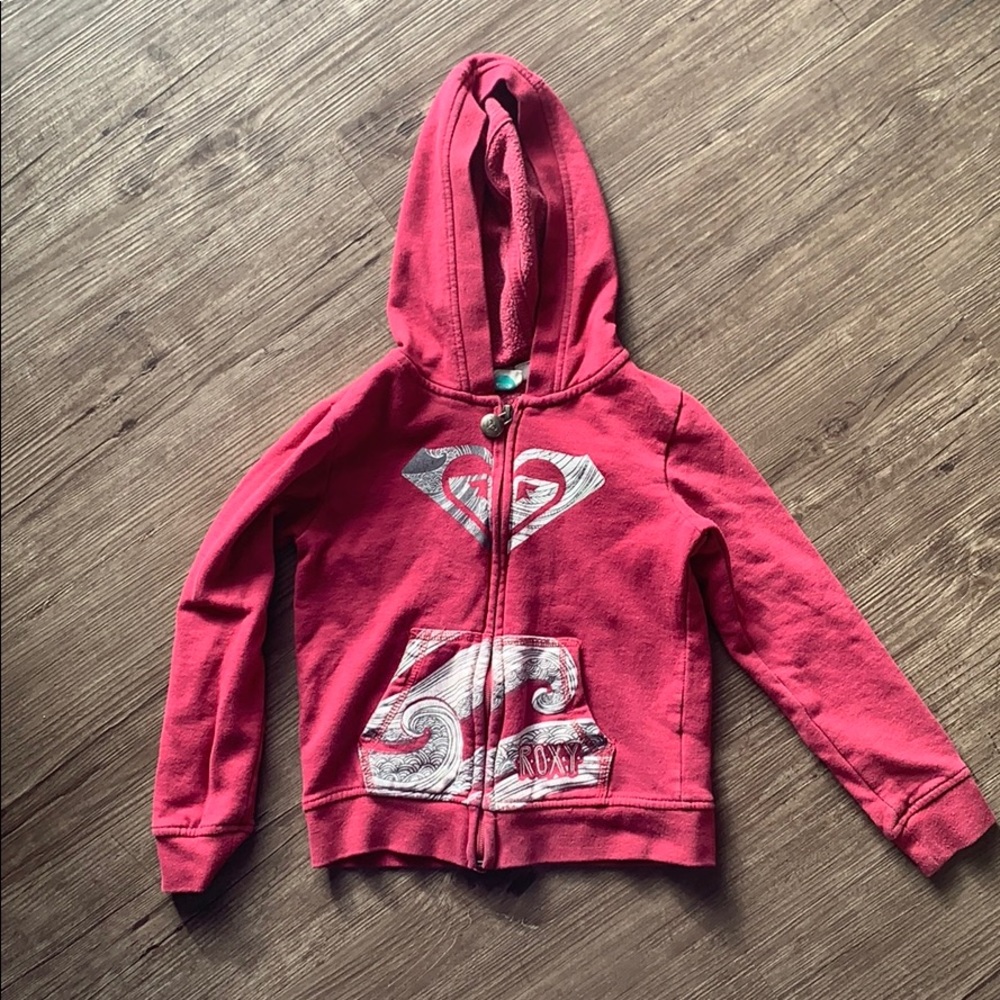 Girls Roxy zip hoodie sz 6